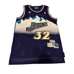 Men’s Vintage Adidas NBA Karl Malone Utah Jazz Jersey